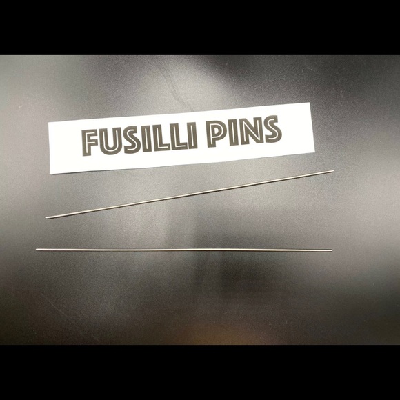 2 Pasta Fusilli Stainless Steel Pins & Recipe - Picture 2 of 8